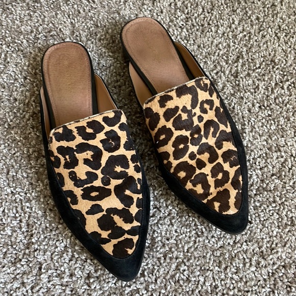 Halogen Corbin leopard print mules 🐆 - Picture 1 of 7